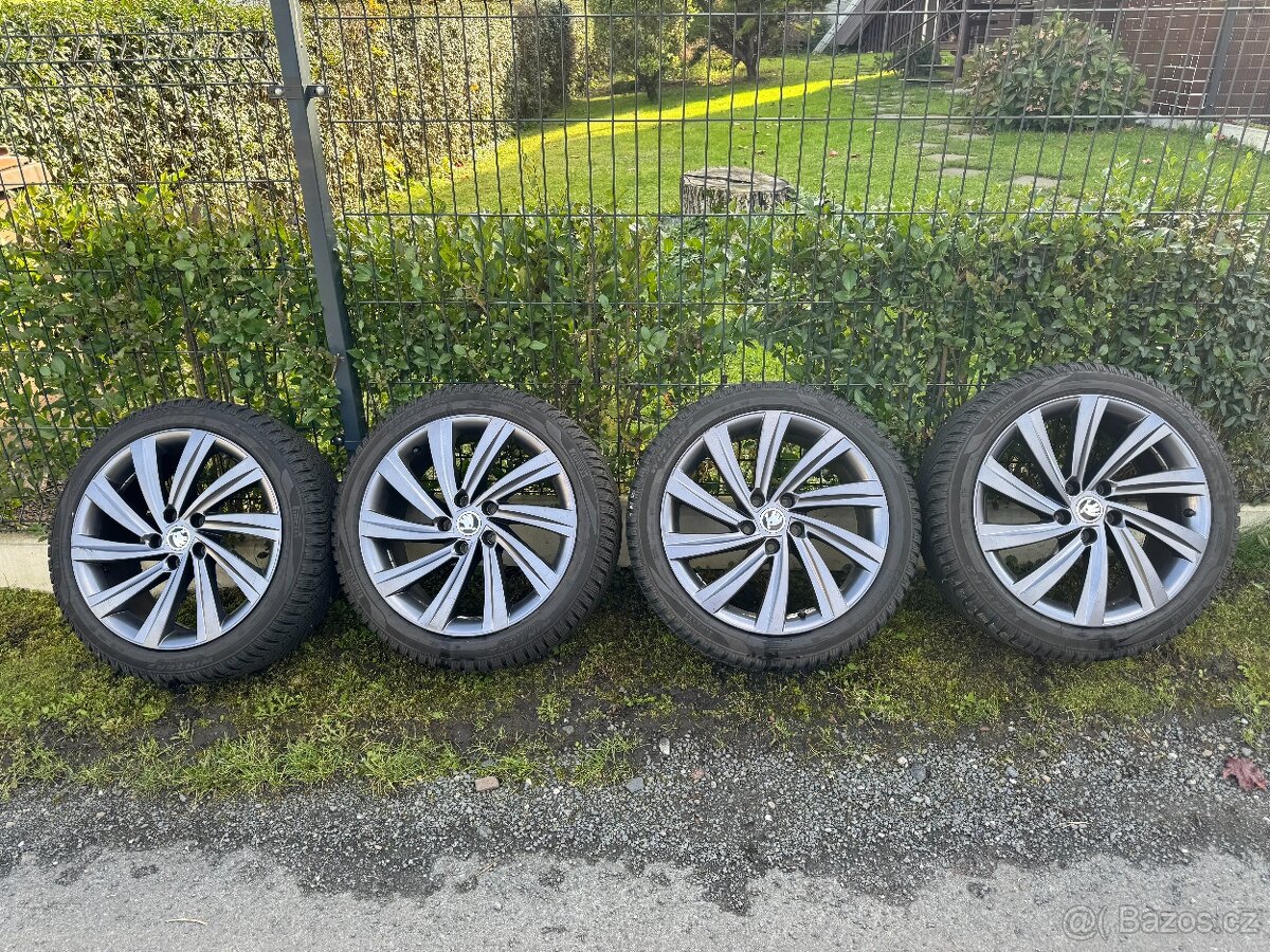 ZIMNÍ Škoda ALU sada Perseus 18", Pirelli 6mm, 2022