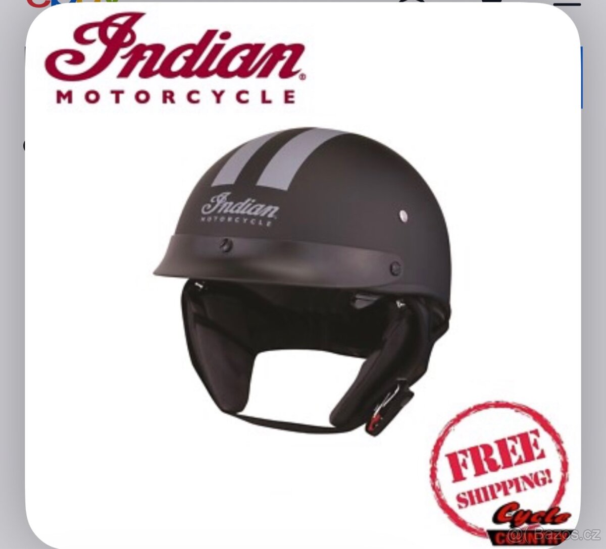 Helma na motorku Indian