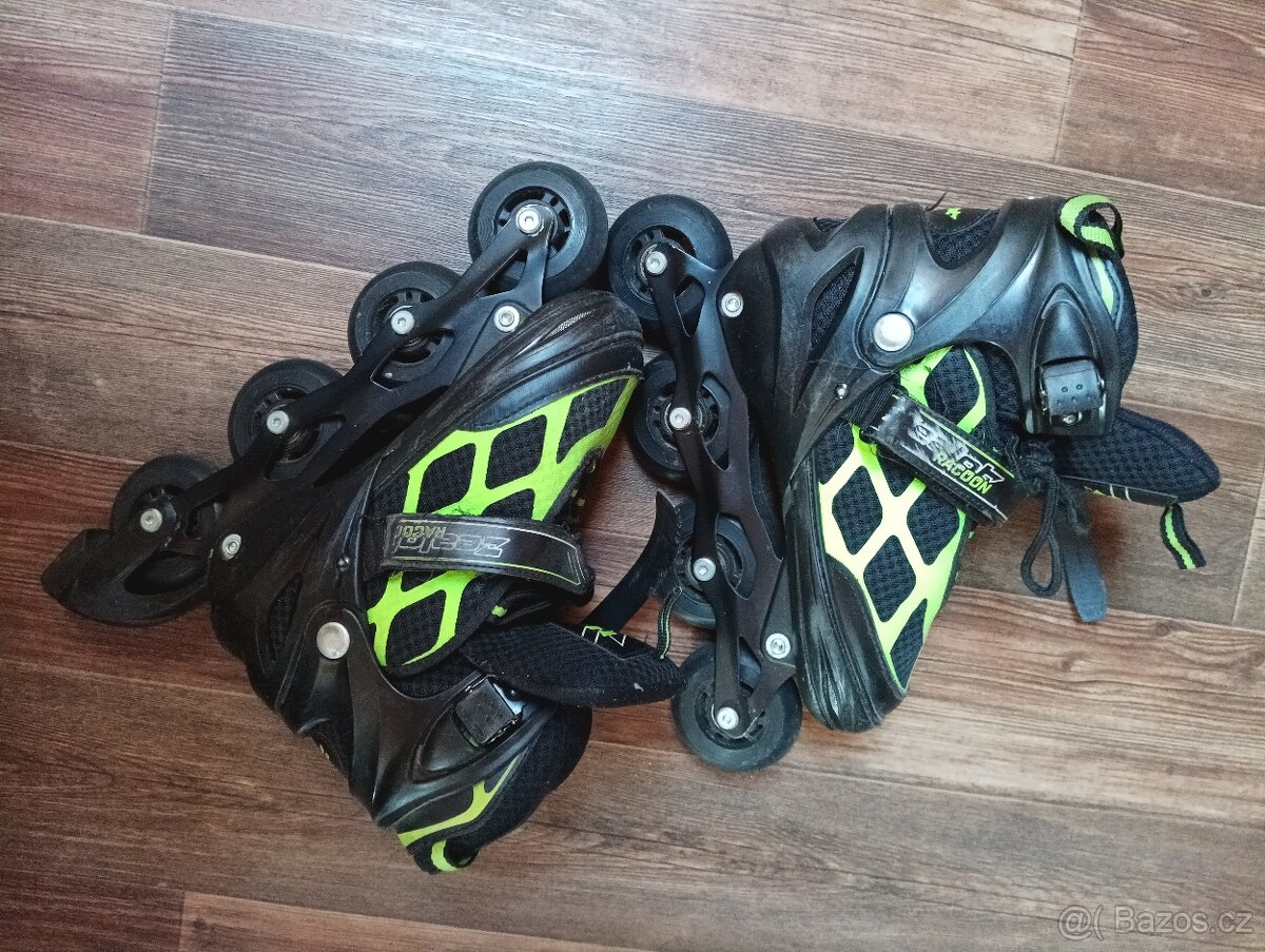 Kolečkové brusle roztahovací vel. 38-41