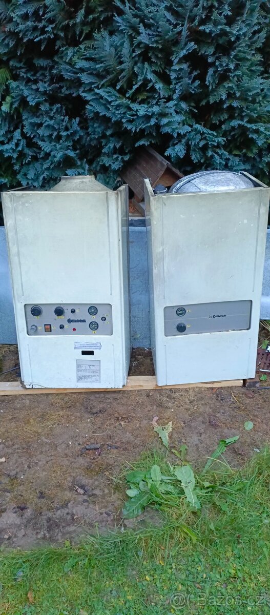 Plynový kotel + zásobník na teplou vodu