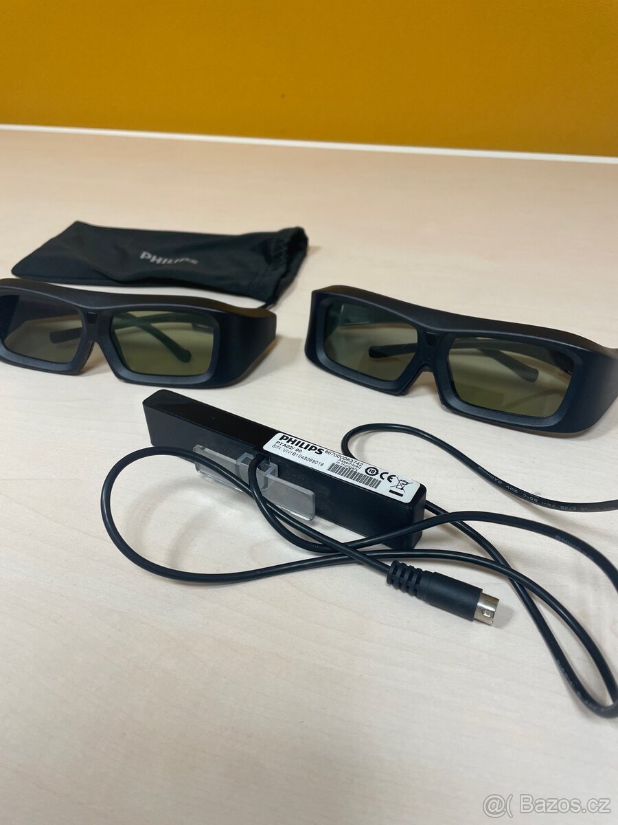 2 x brýle Active 3D PTA02/00 Phillips