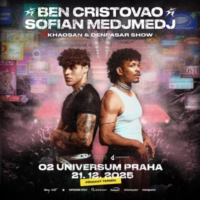 2 lístky na Ben Cristovao & Sofian Medjmedj