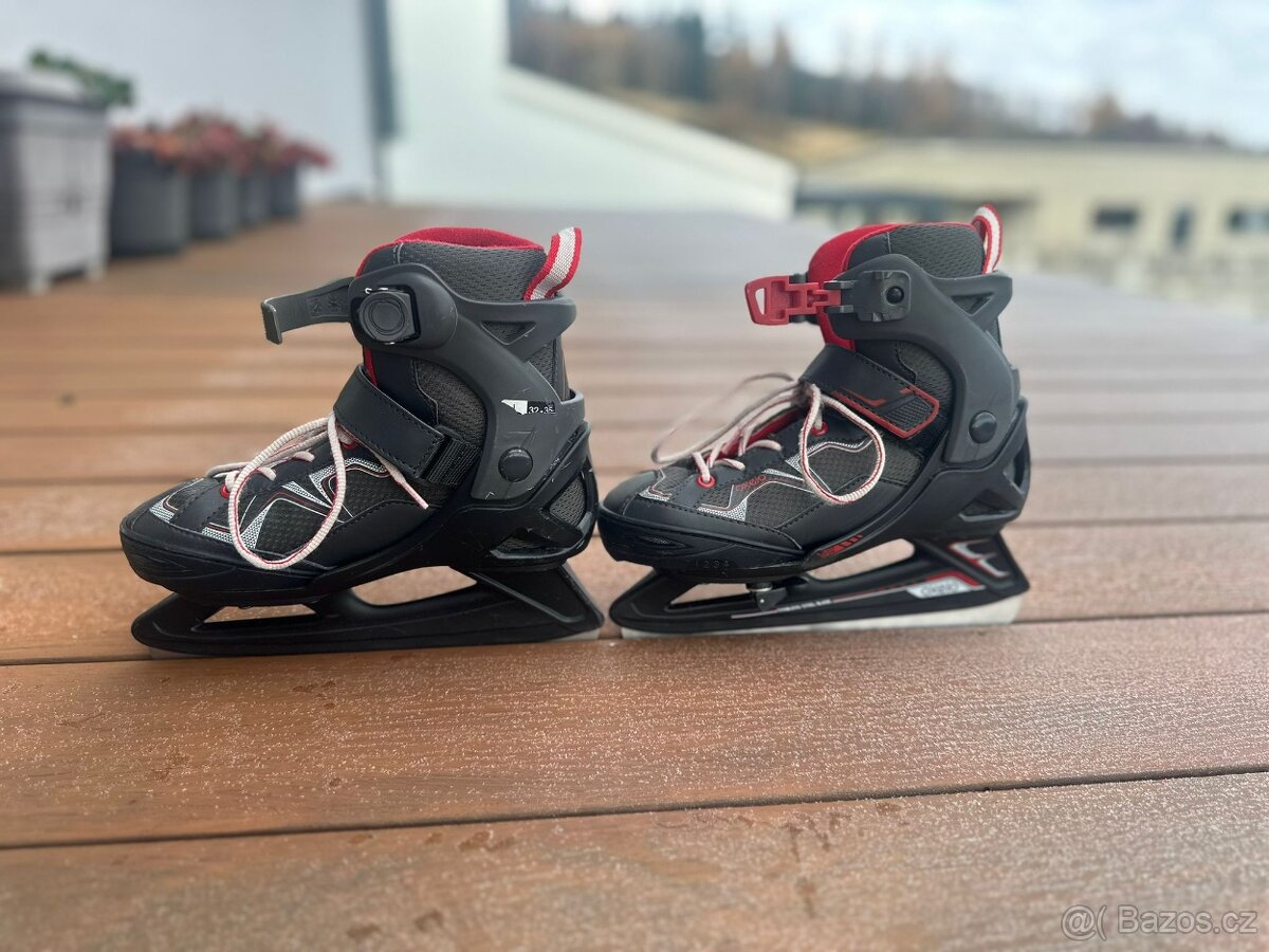 Dětské nastavitelné lední brusle Oxelo 32–35