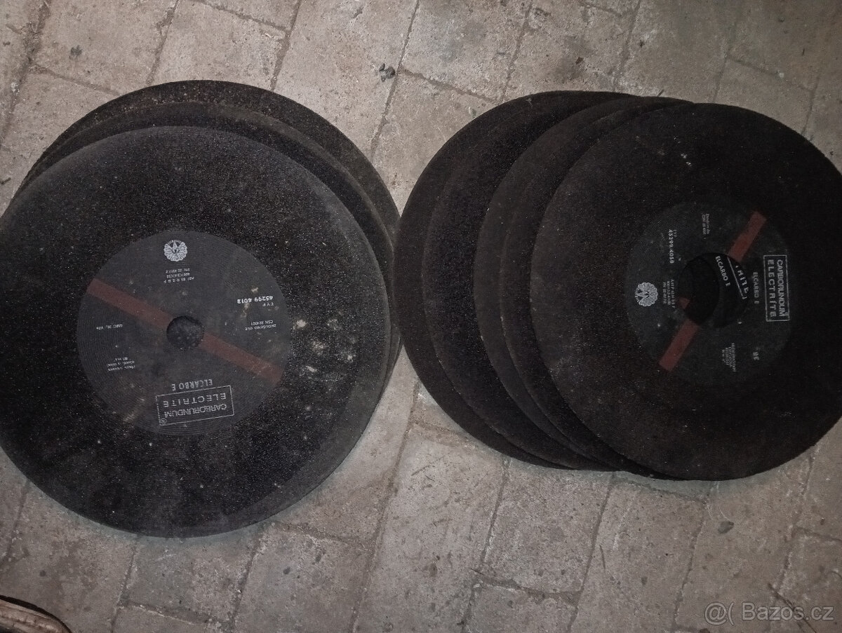 Řezné kotouče 400mm do stojanové rozbrušky, pily