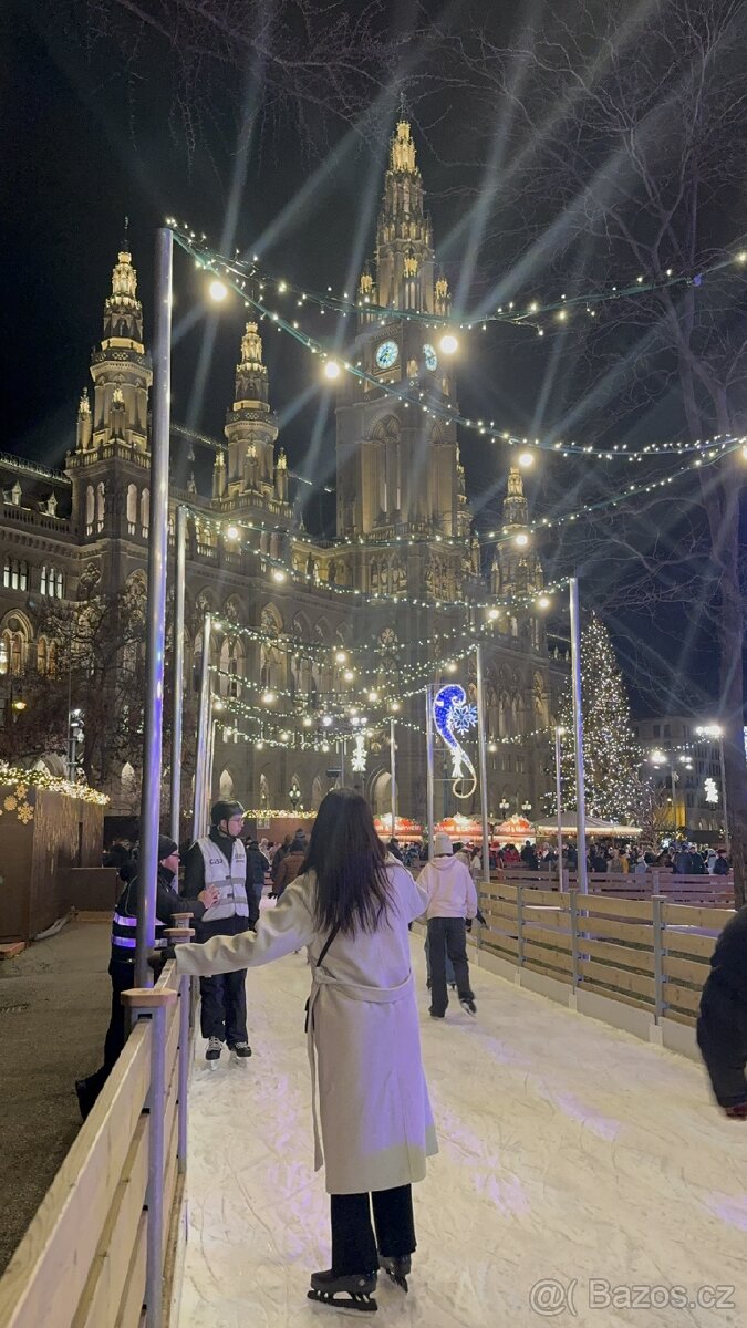 béžový dámský kabát – jako nový