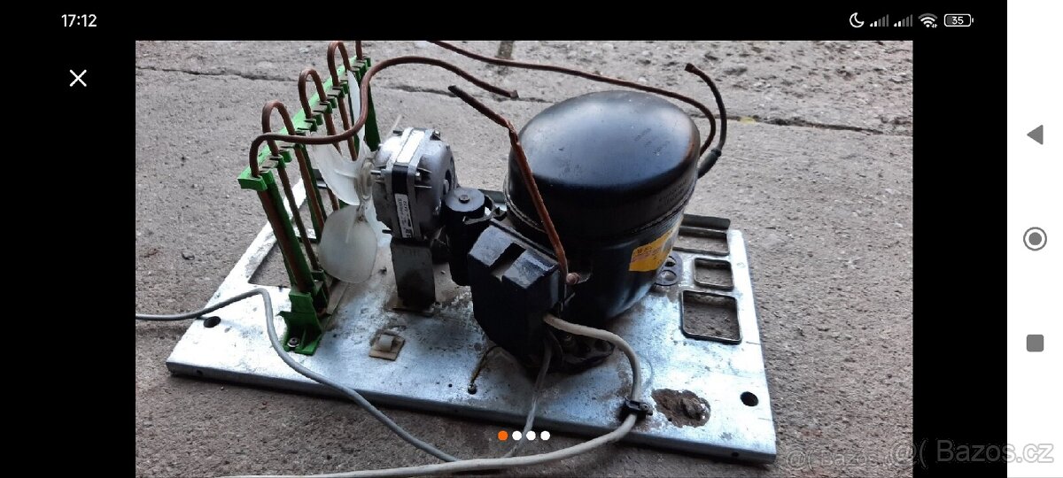 Kompresor s ventilátorem