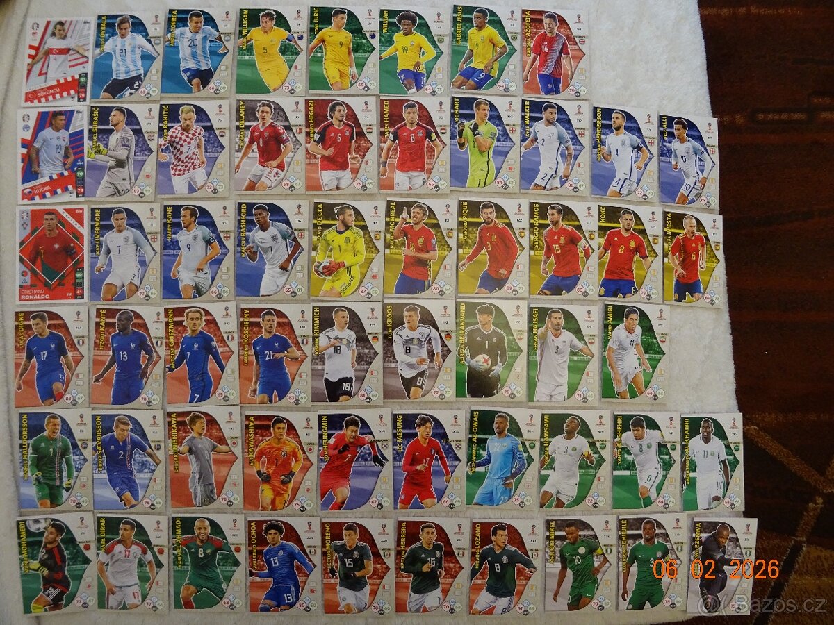 fotbalové kartičky