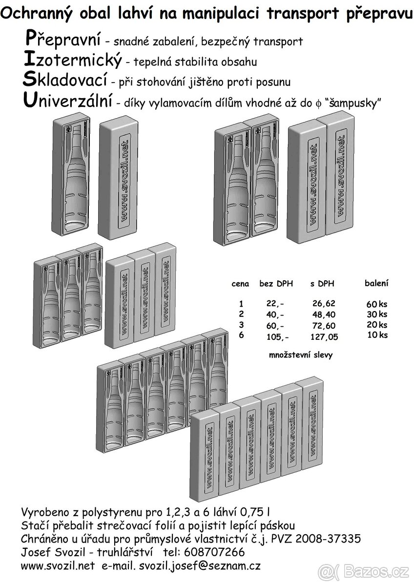 Polystyrenové obaly přepravní