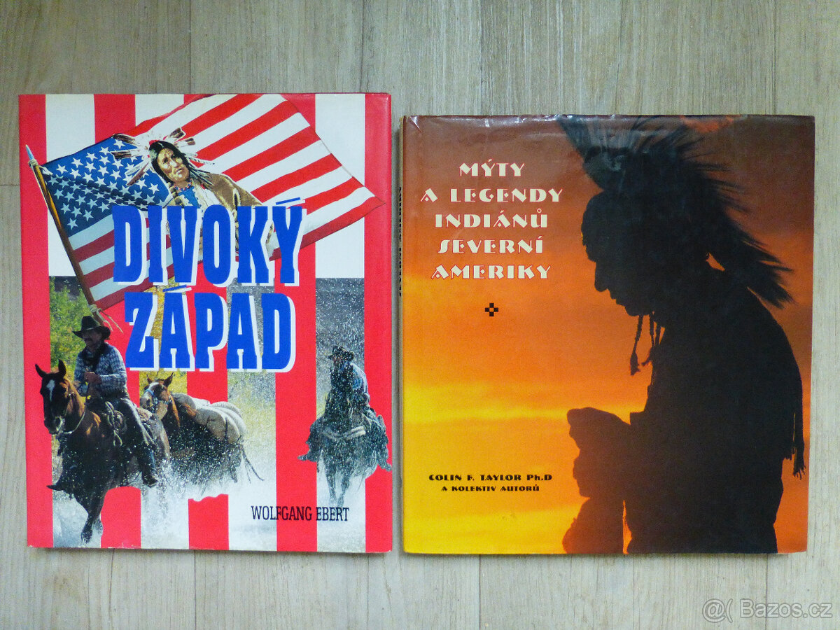výpravné knihy o indiánech a divokém západě