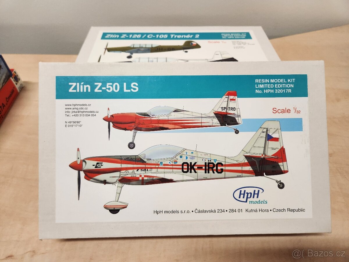 Zlin Z-50 LS v měřítku 1/32