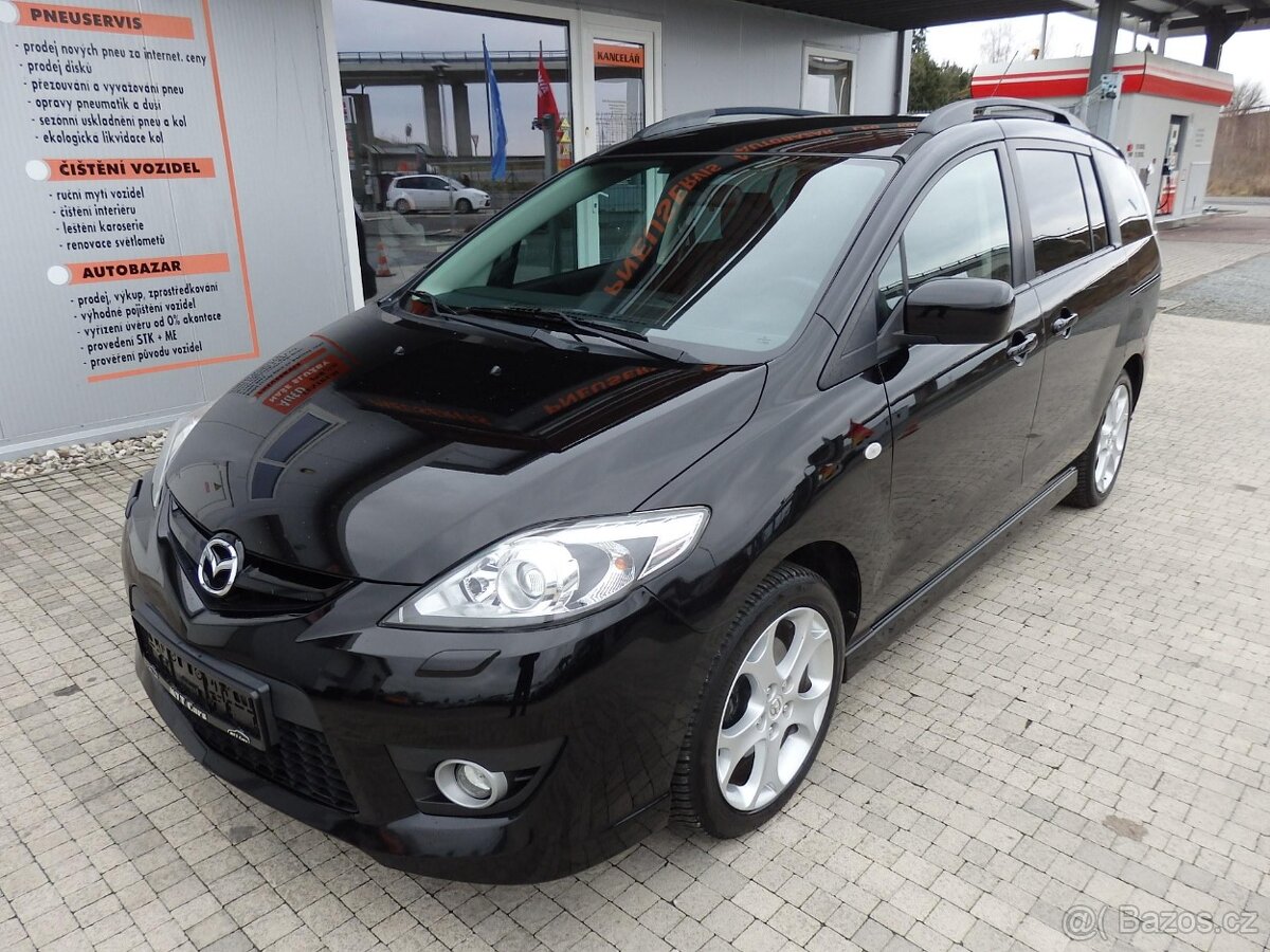 MAZDA 5 2.0 BENZIN GTA XENONY EL.DVEŘE KŮŽE ALU R17 2010