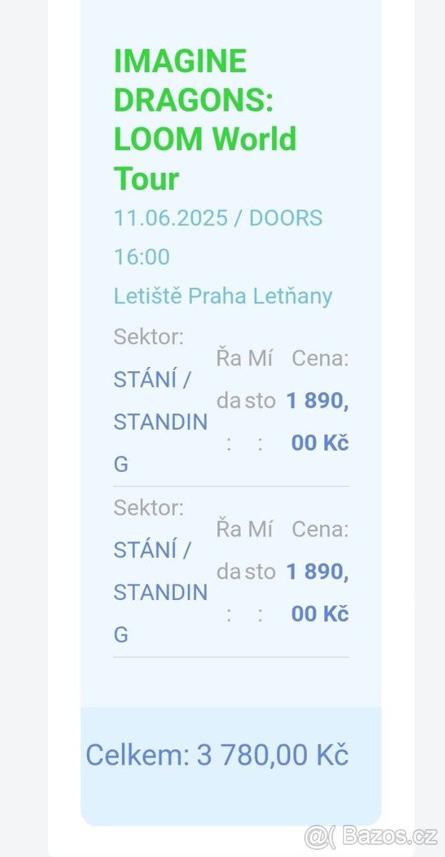 Imagine Dragons: LOOM Tour Praha