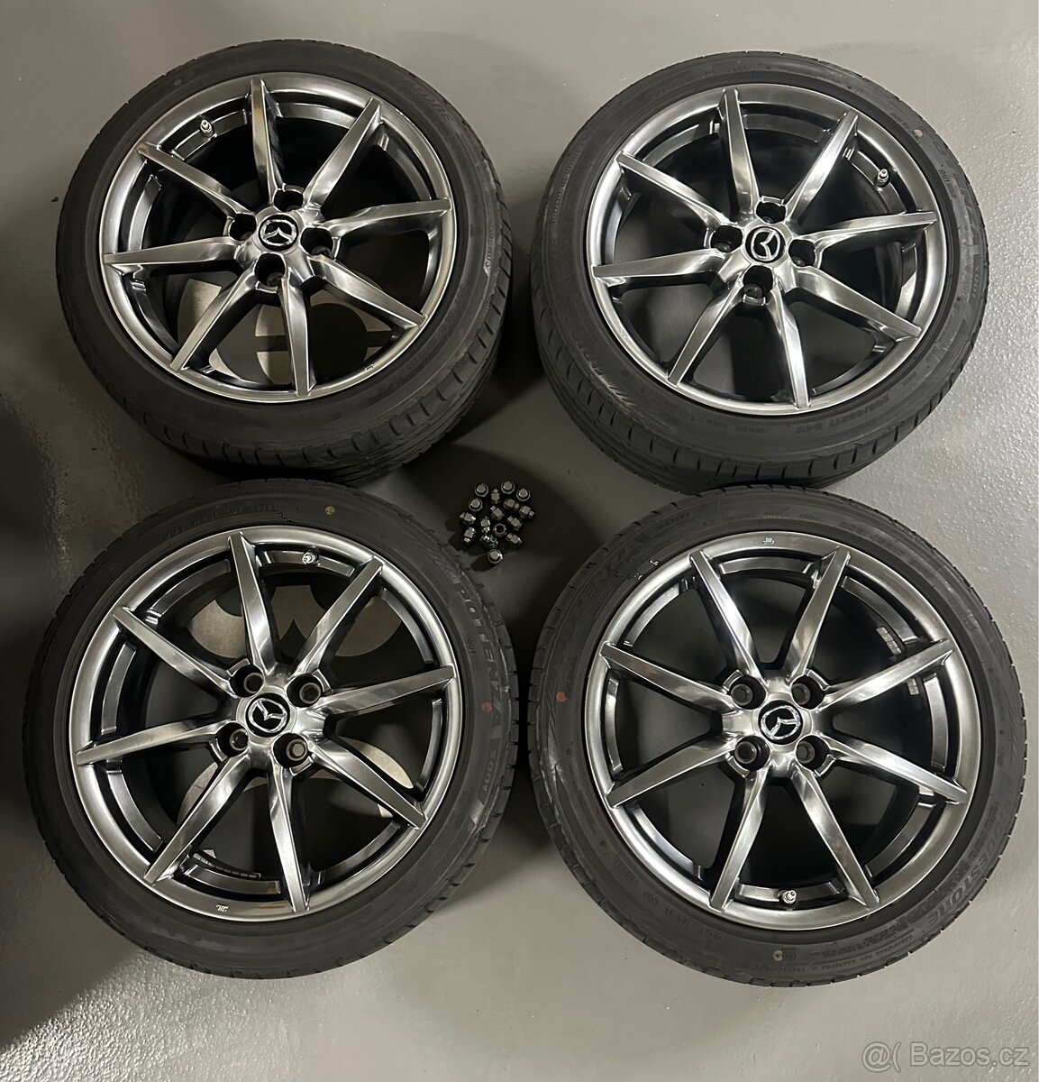 Originální kola a pneumatiky Mx-5 ND2 (17x7 +45, 205/45 r17)