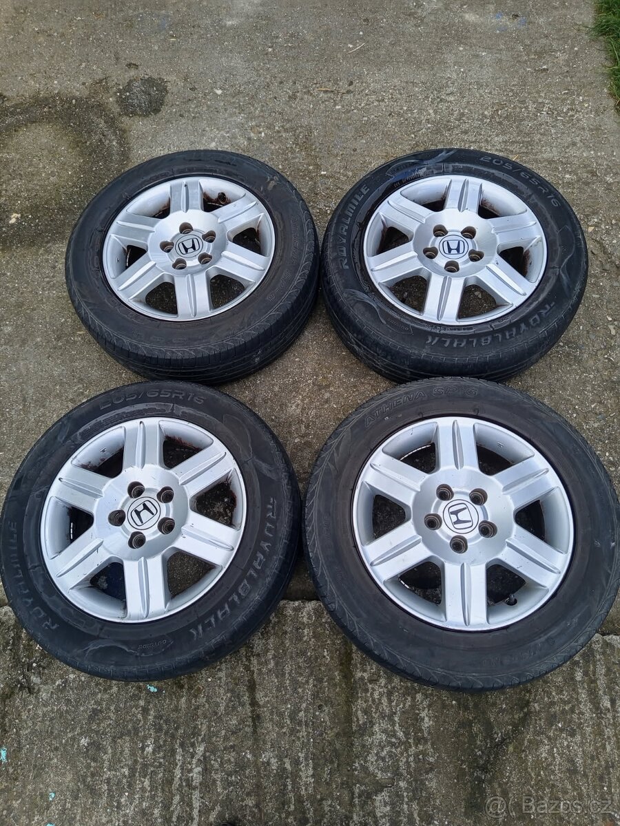Kola Honda 16" včetně letních pneu dobrý stav
