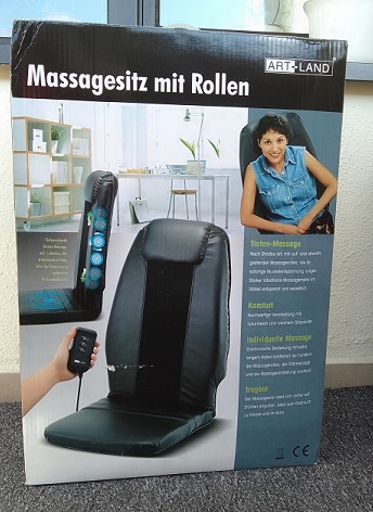 kožené masážní sedadlo s kolečky