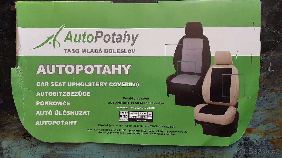 Prodám autopotahy Dacia Duster 2019