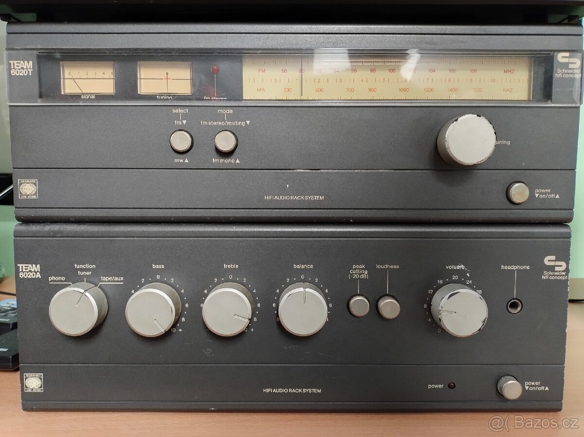 Zesilovač Schneider Team 6020 + tuner