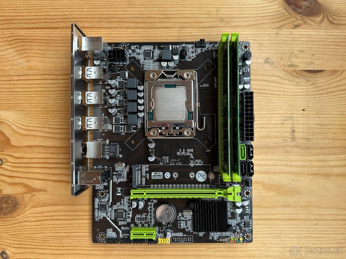 🖥️ Nový set QIYIDA E5 V3 + Xeon E5-2420 V2 + 8GB DDR3