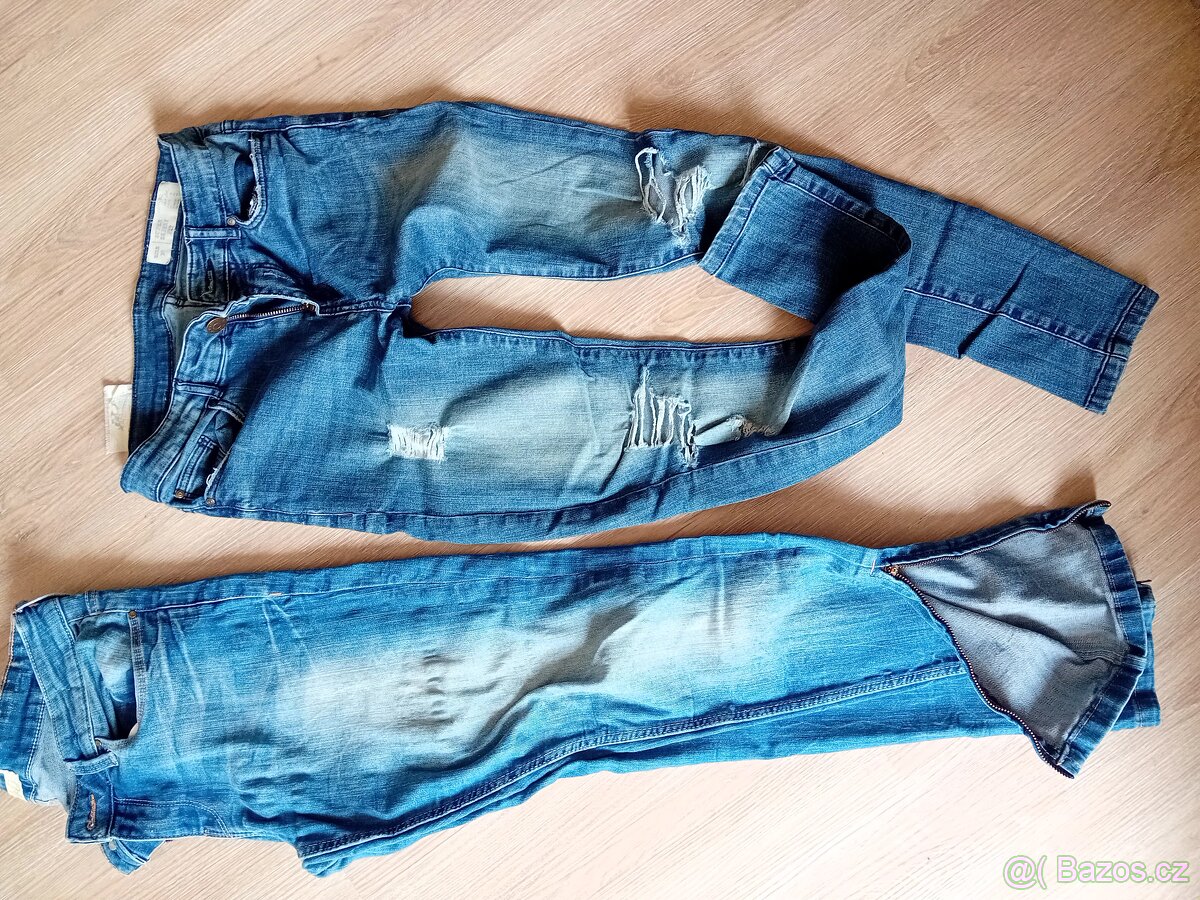 Dámské džíny 2x.