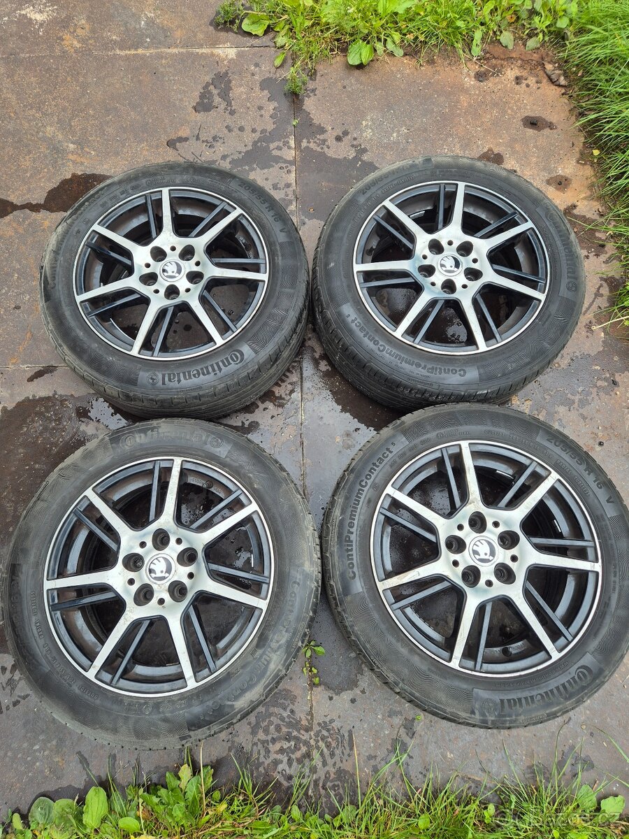 Alu kola Škoda 5x112R16"Et-48