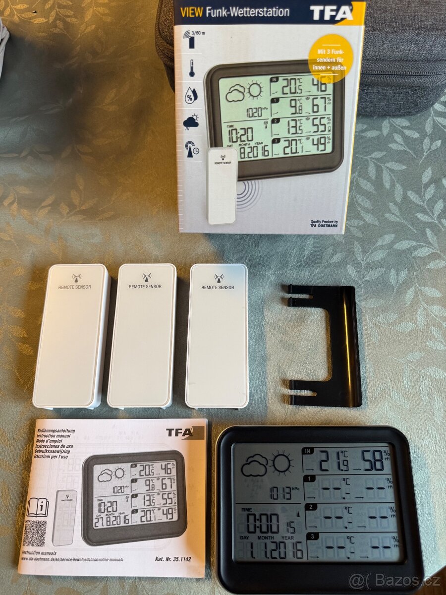 Meteorologická stanice TFA 35.1142.01, černá