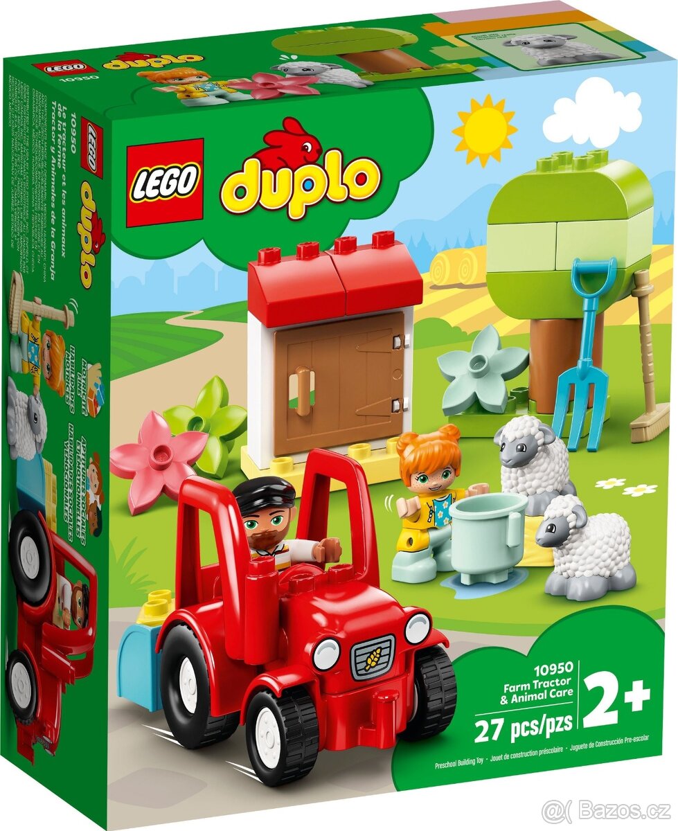 LEGO DUPLO 10950 Traktor a zvířátka z farmy