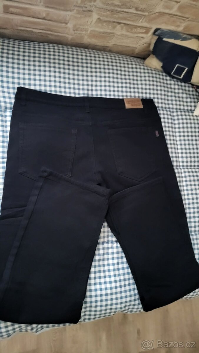 Zateplené pánské strečové kalhoty č. 41 nové