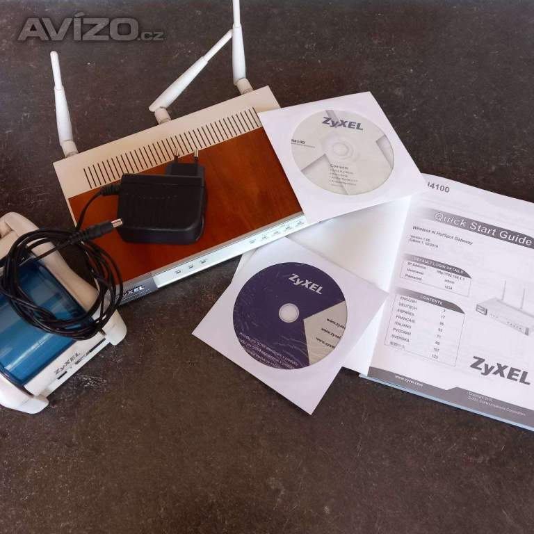 Router ZyXEL N4100 WIRELESS LAN HOTSPOTGATEWAY s tiskárnou