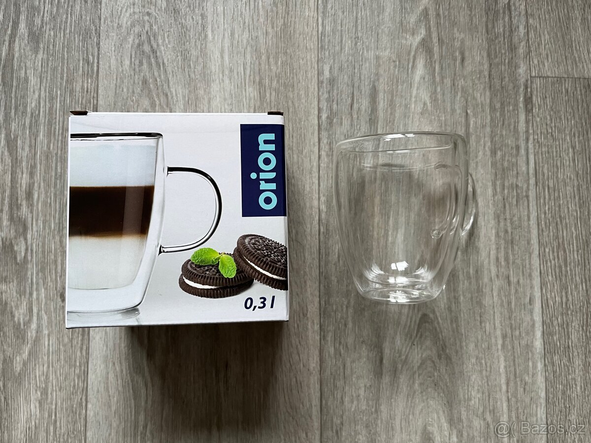 Dvoustěnný hrnek DOUBLE 0,3l ORION nový