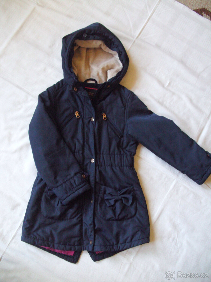 Dívčí bunda zn. Baker - vel. 122 + dárek