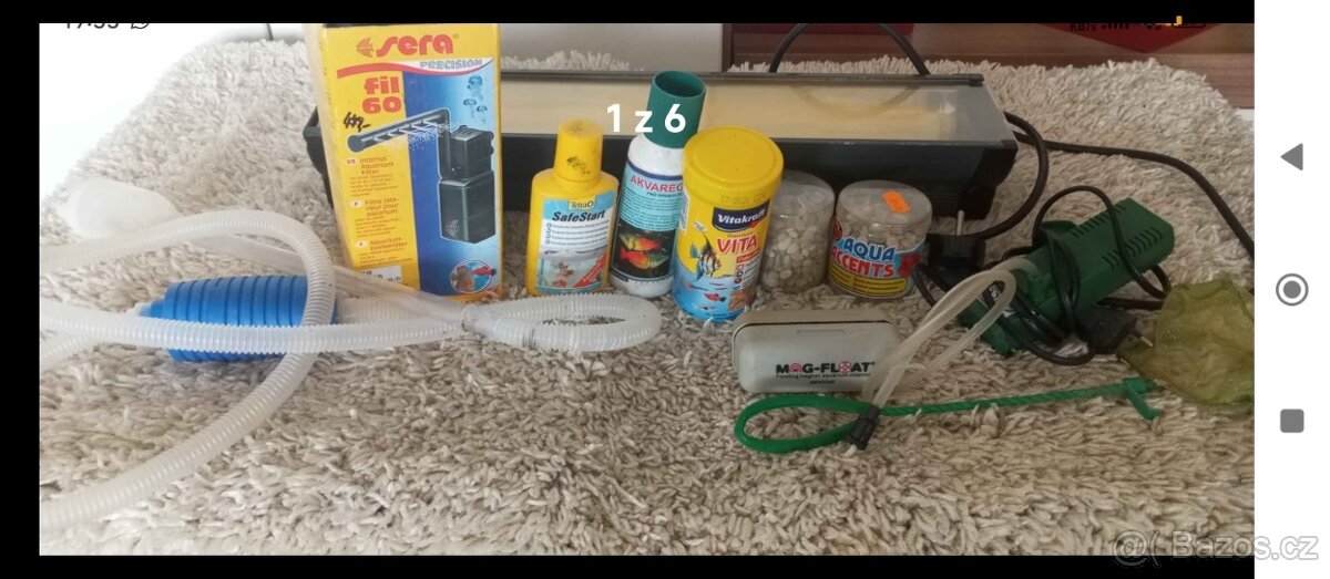 Akvaristické potřeby různé