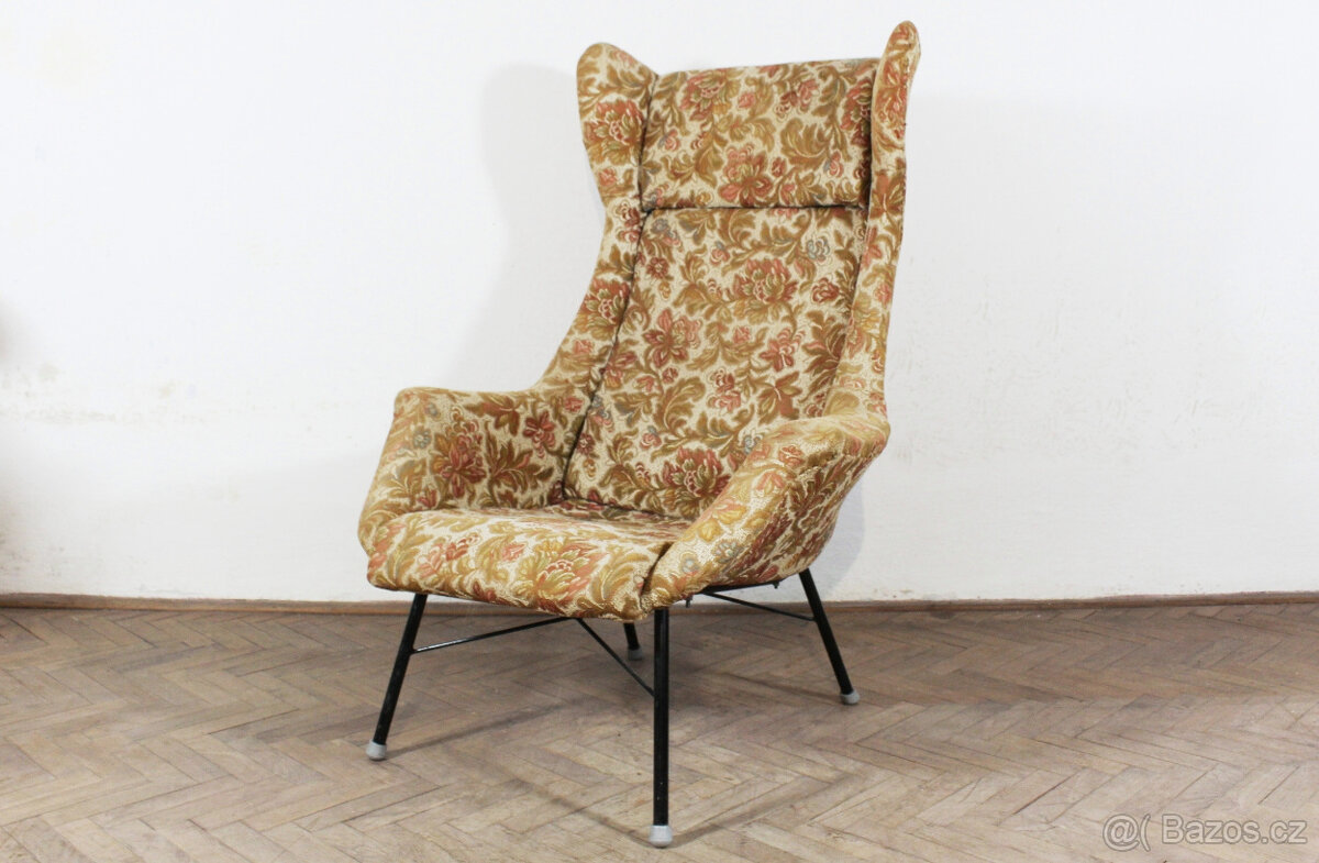 retro křeslo,Miroslav Navrátil