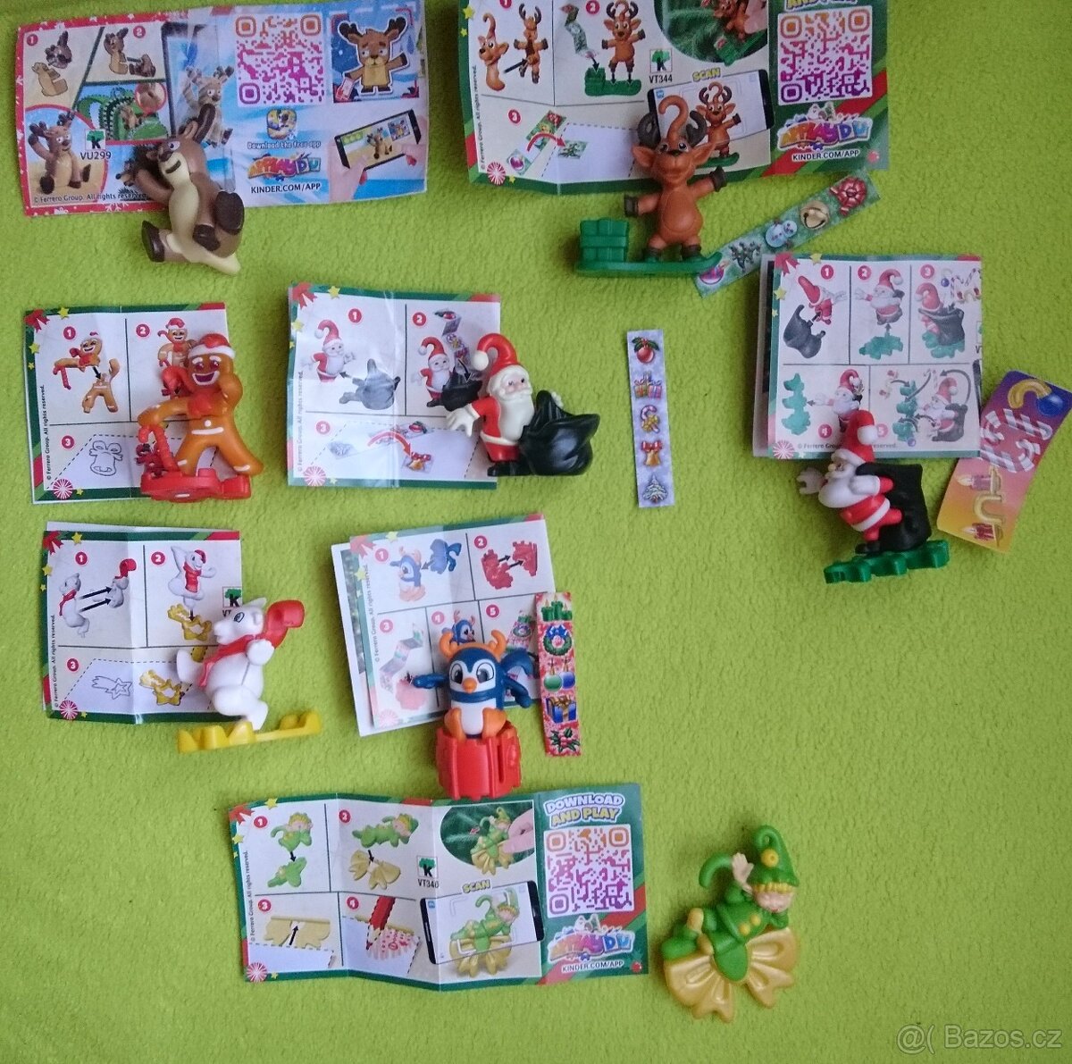 Kinder figurky - vánoční