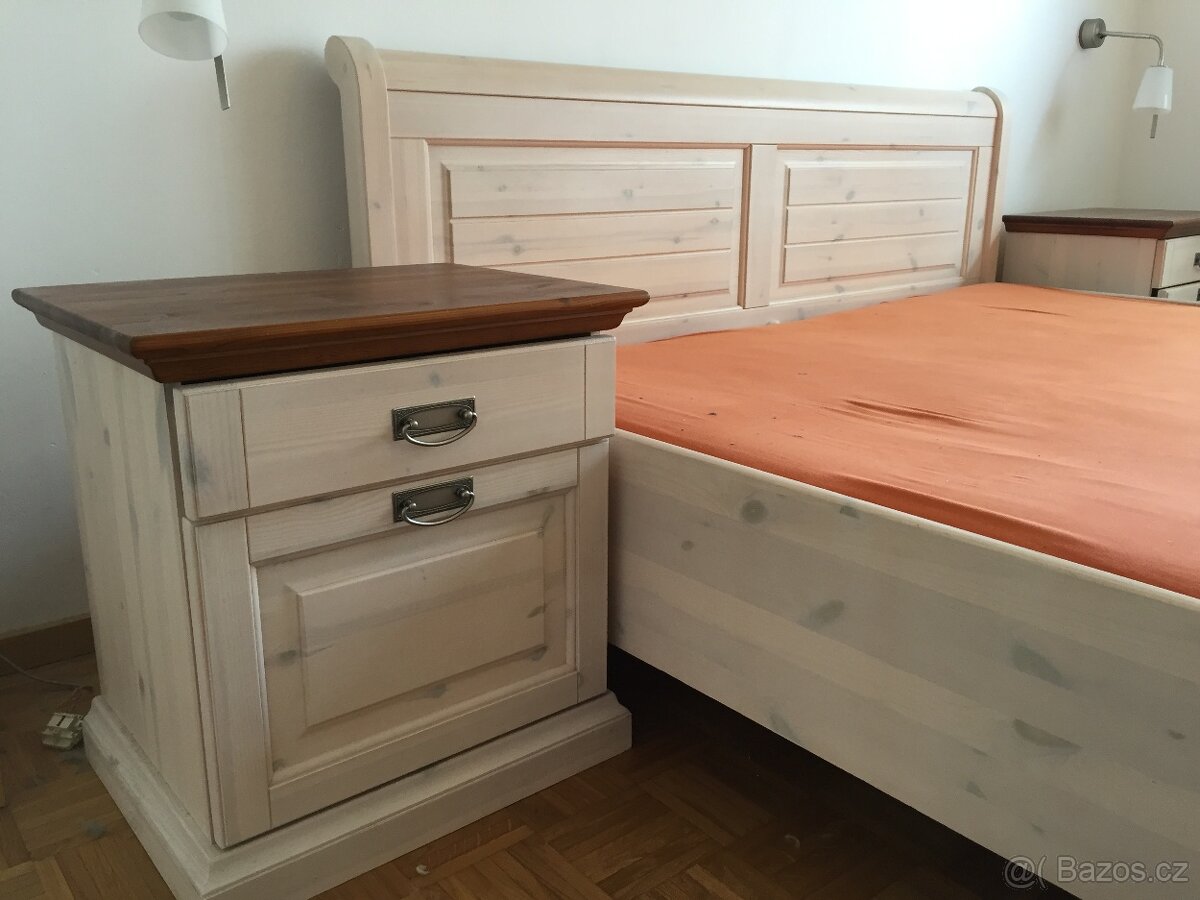 Postel JITONA MALTA, 2xnoční stolek