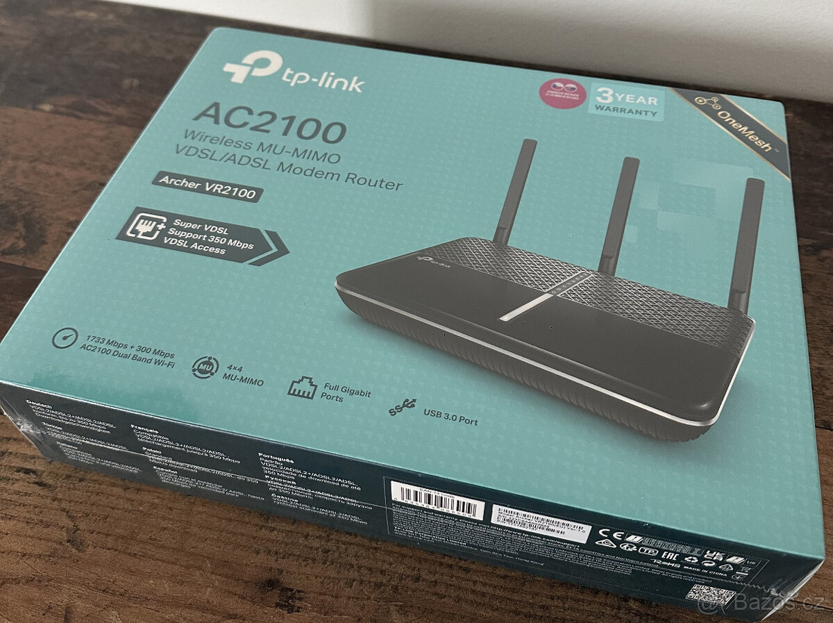 VDSL2 modem TP-Link Archer VR2100