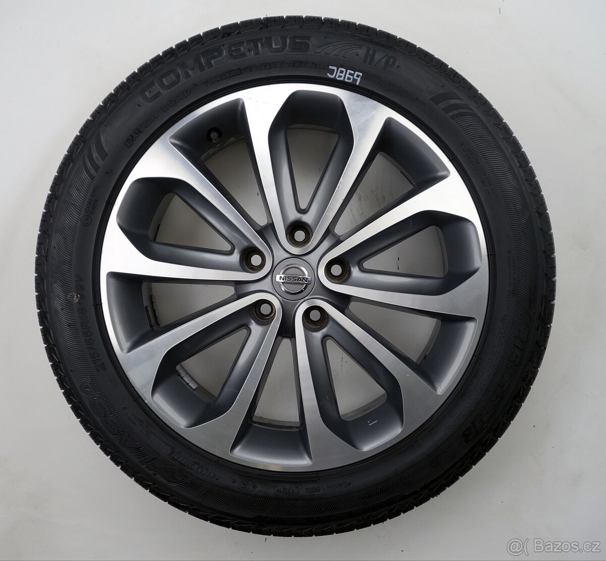 Nissan Qashqai - Originání 18" alu kola - Letní pneu