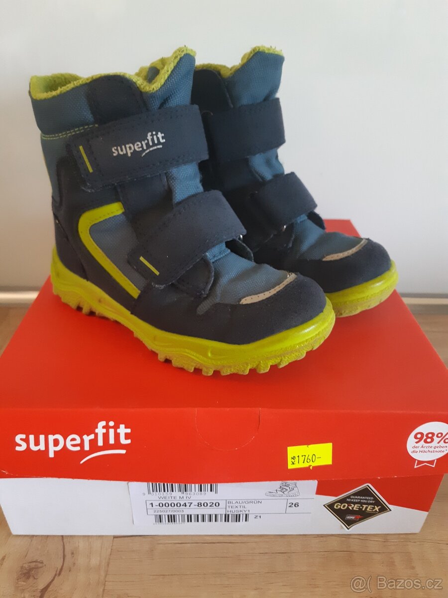 Zimní boty Superfit vel. 26 (25) s Goretexem