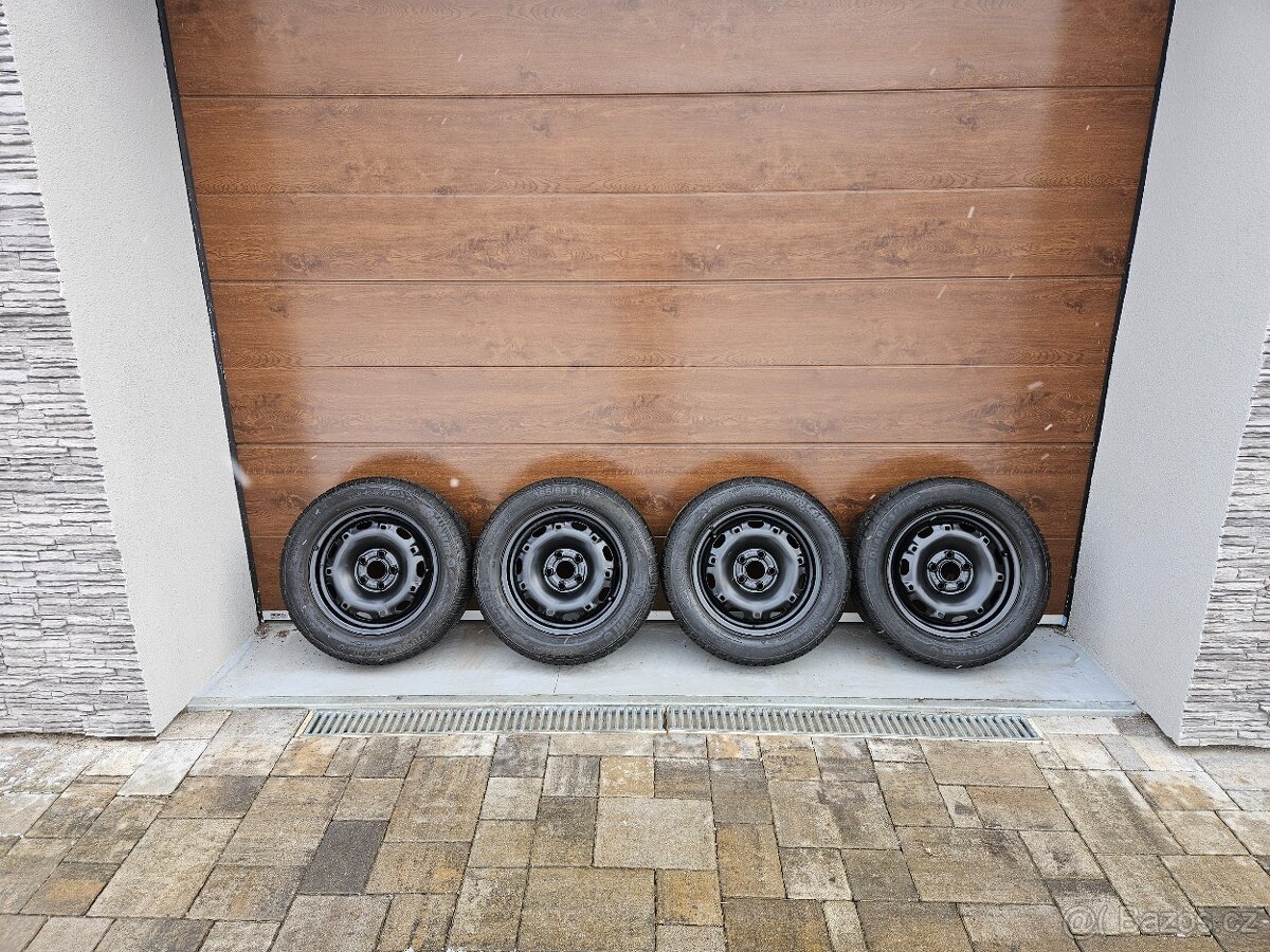 Prodám sadu 4 kol na ŠKODA, VW, SEAT 185/60 R14 82T