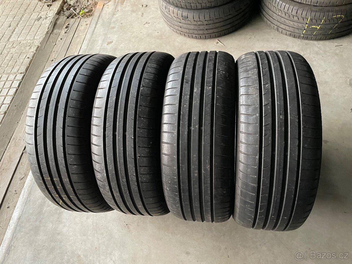 prodám letní pneumatiky 205/55/16 Dunlop celá sada