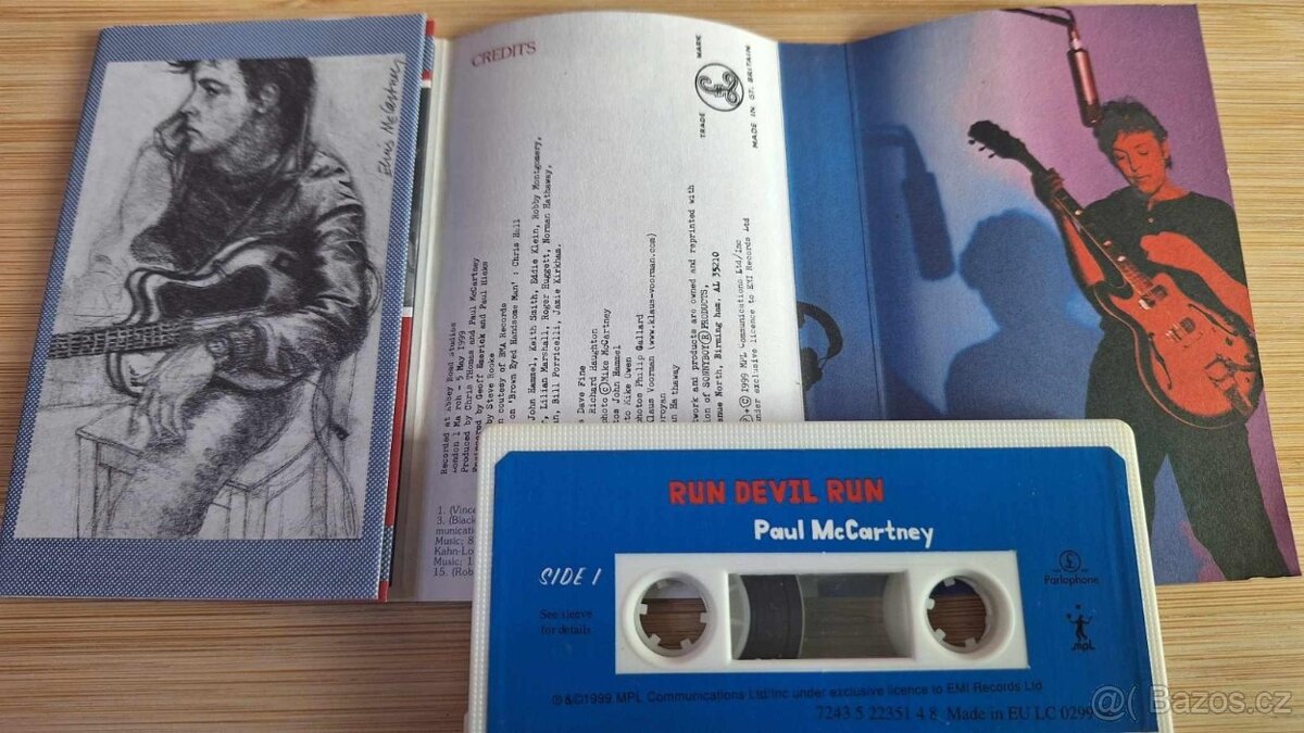 RUN DEVIL RUN, Paul McCartney - Cassette Tape 1999