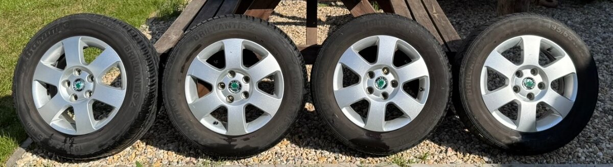 Sada originálních kol Octavia 2, 195/65 R15