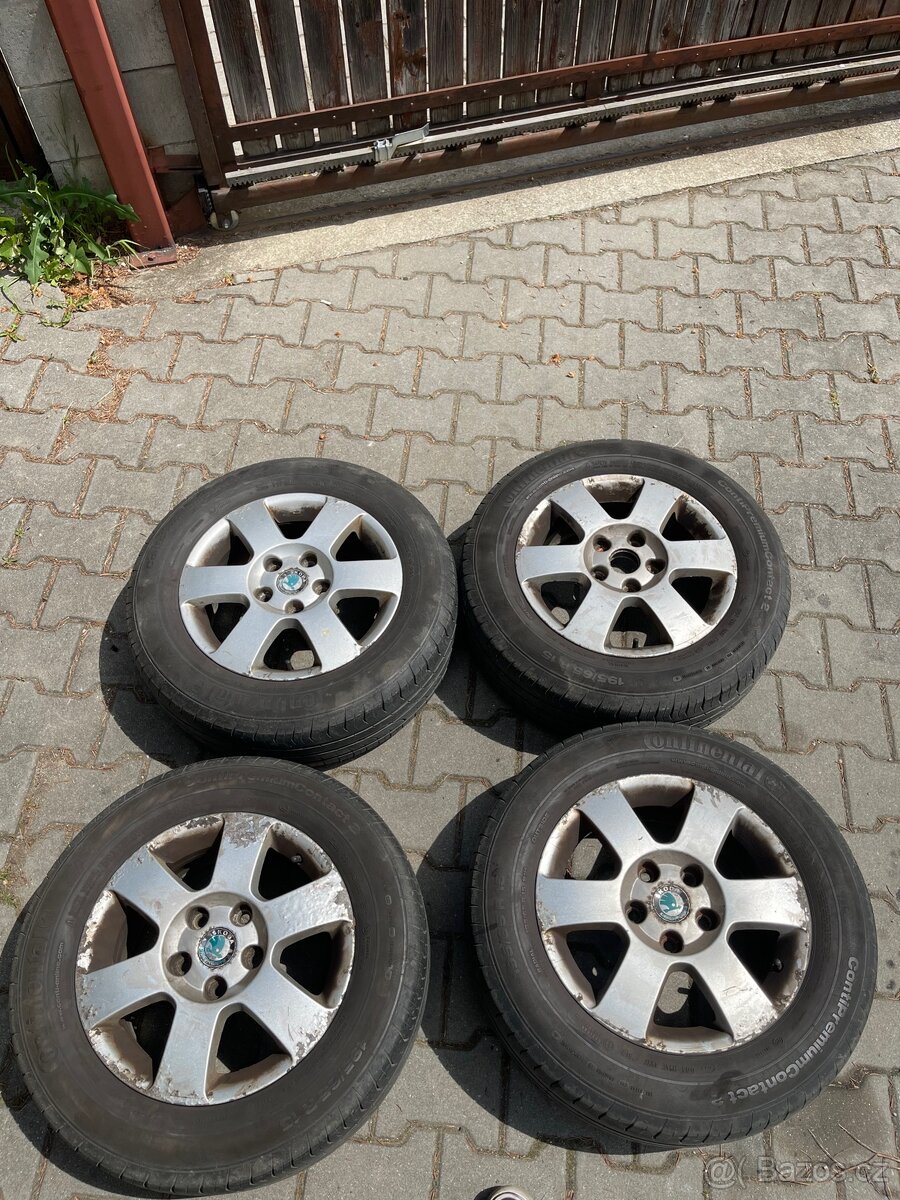 Originální disky Škoda 5x112 R15