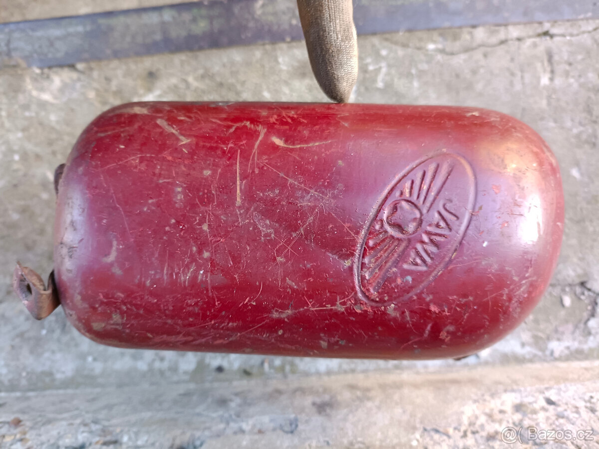 nádrž motor polomotor 125 175 jawa upravený rám drobné díly