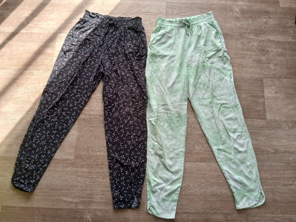 Dívčí letní kalhoty H&M, sada 2ks, vel. 158