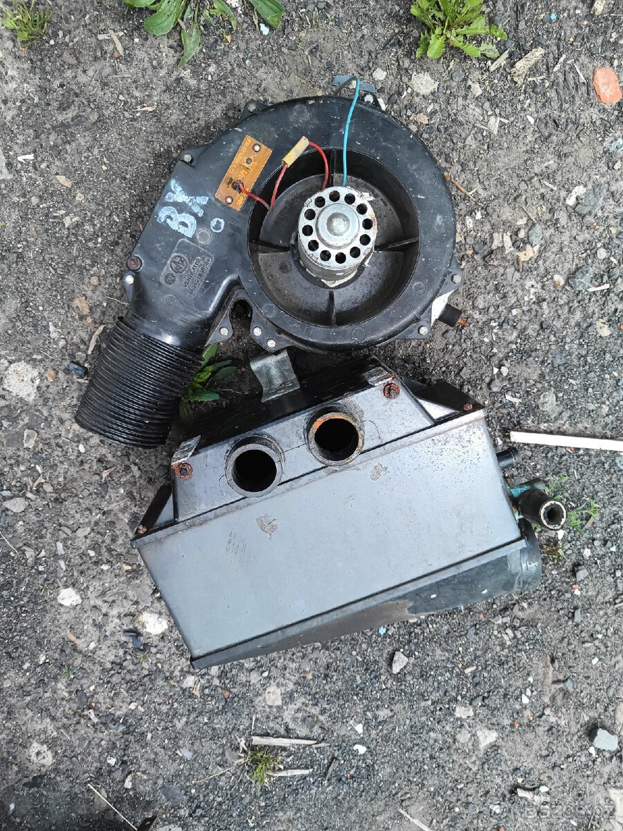 Škoda 1203 topení, ventilátor.