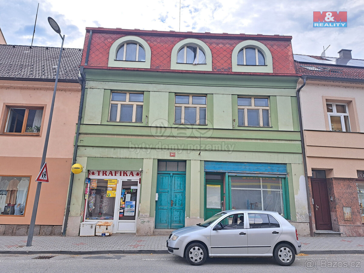 Pronájem bytu 1+kk, 20 m², Milevsko, ul. Masarykova
