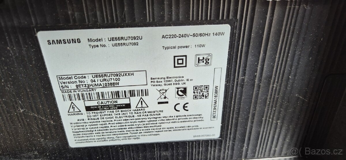Samsung ue55ru7092u