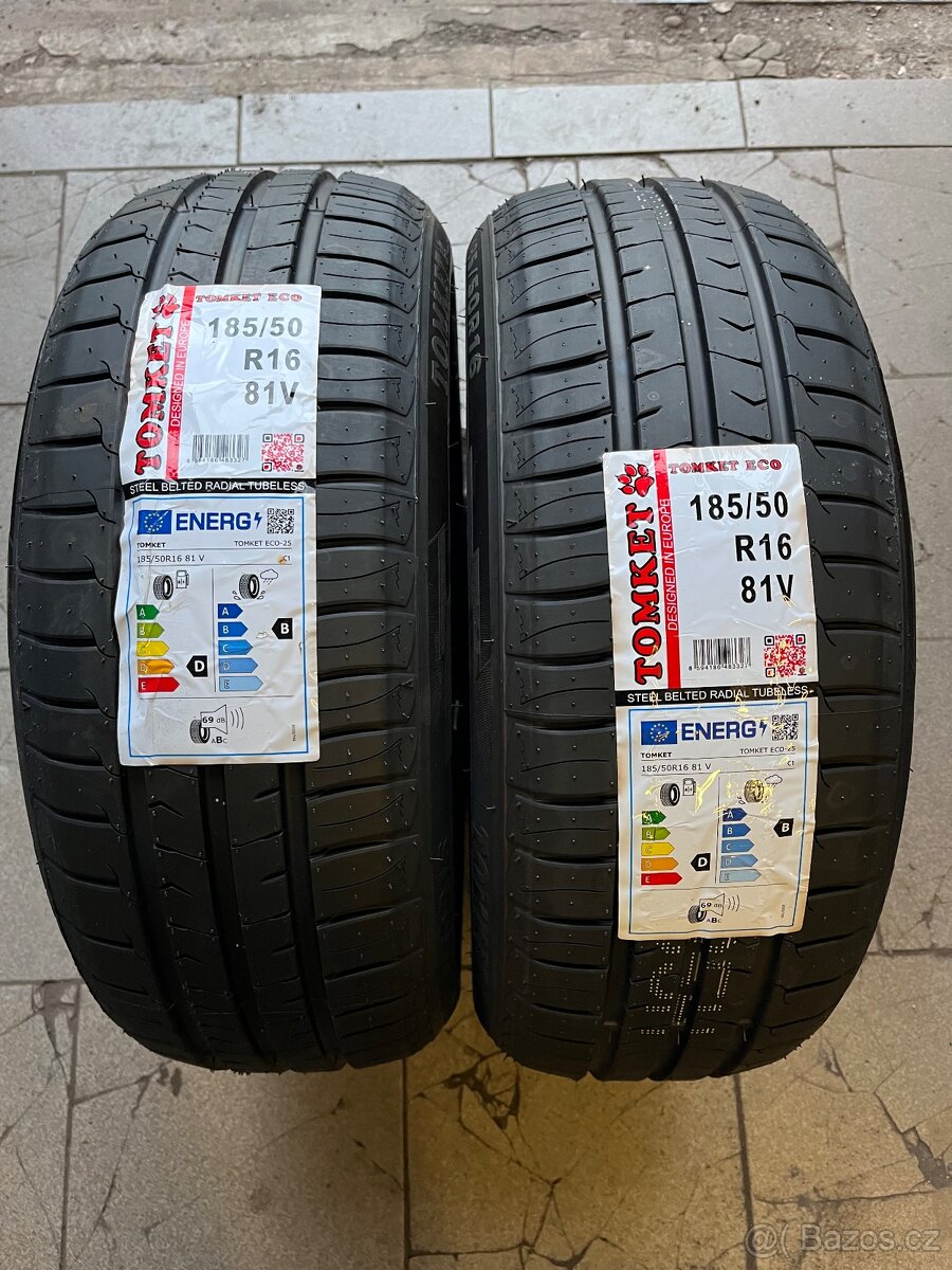 185/50 R16 letní NOVÉ Tomket