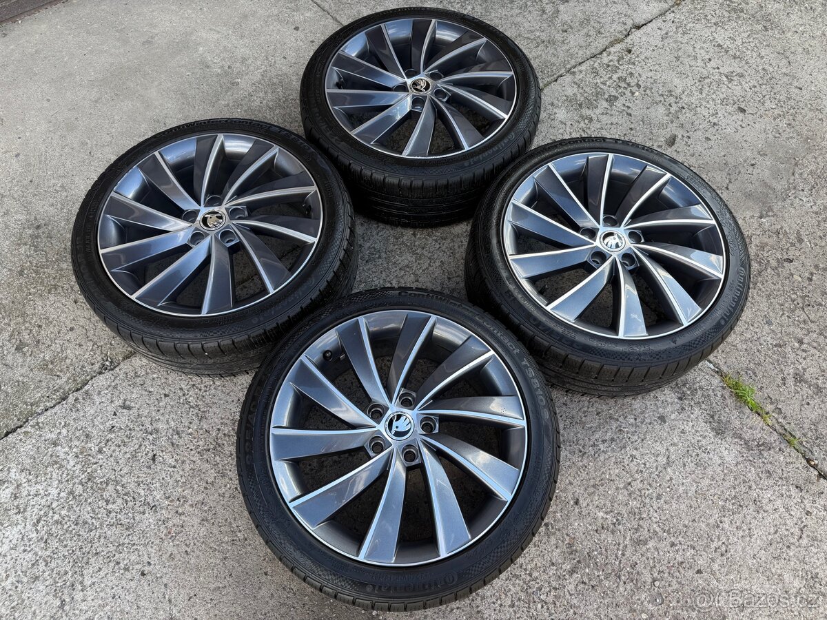 Originální alu kola Škoda Pegasus 5x112 R18 - 225/40/18