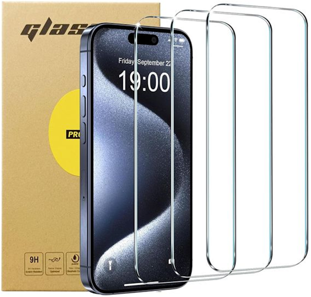 Ochranné sklo pro iPhone 15 Pro 3ks